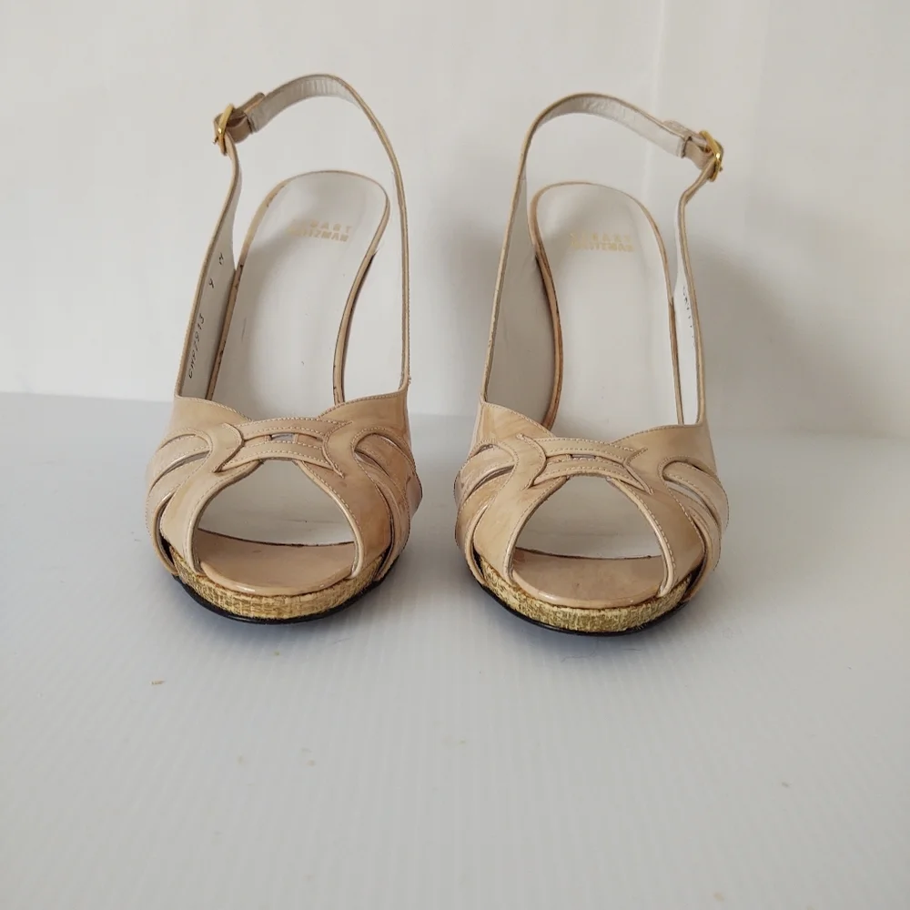Stuart Weitzman high heel swing back shoes size 9 - Picture 7 of 7